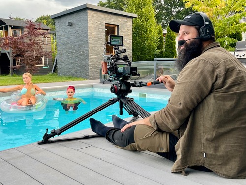 Natáčení klipu Je to jízda